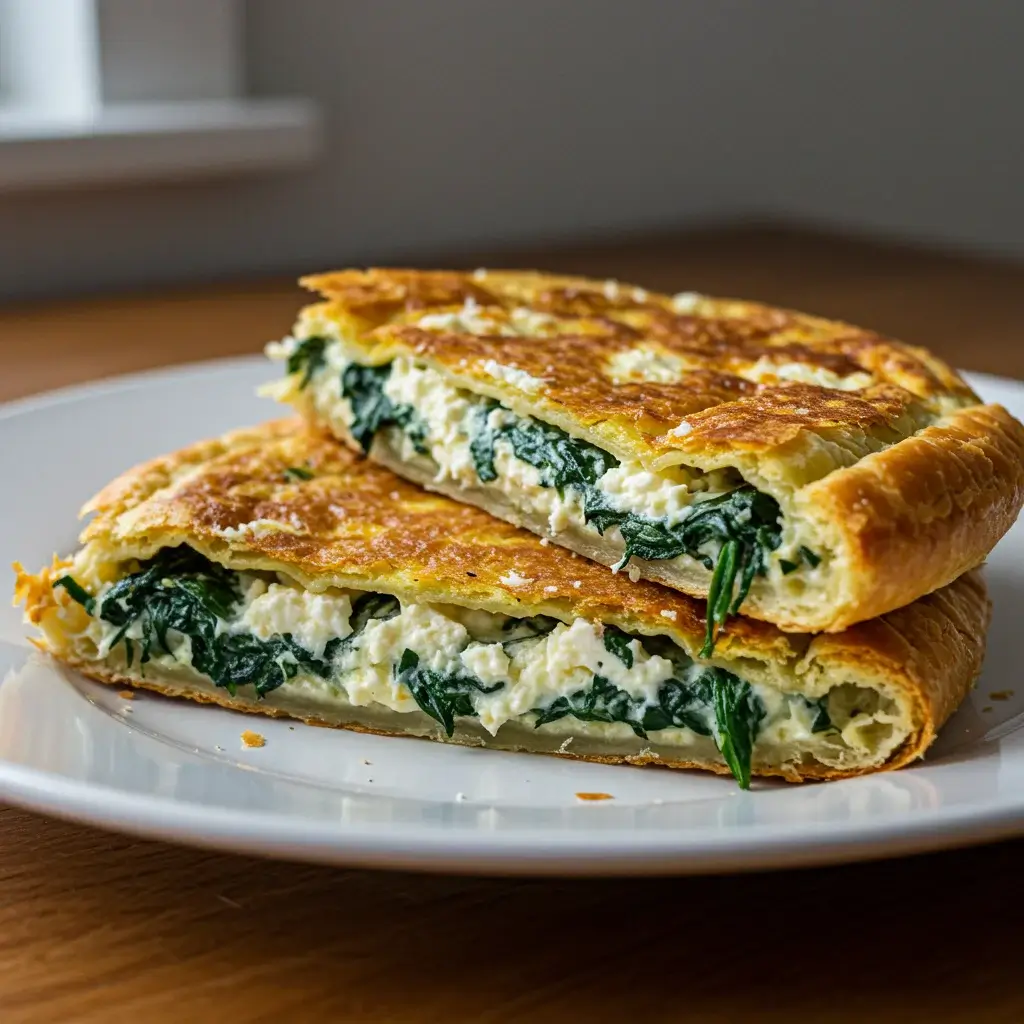 Greek Breakfast Pie with Spinach