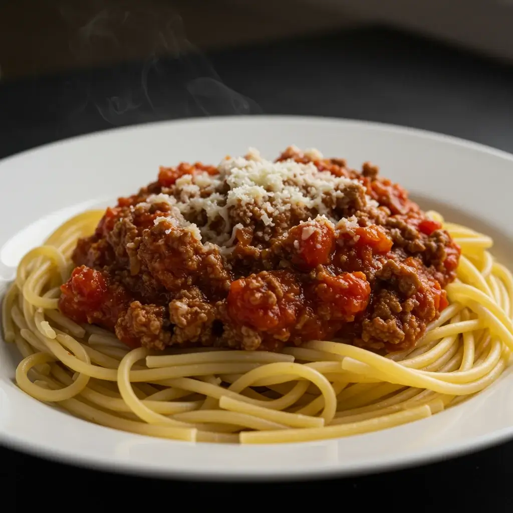 Speedy Beef Bolognese with Pasta