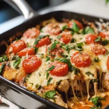 Caprese Chicken Casserole-image