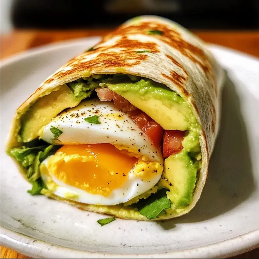 Egg & Avocado Breakfast Wrap