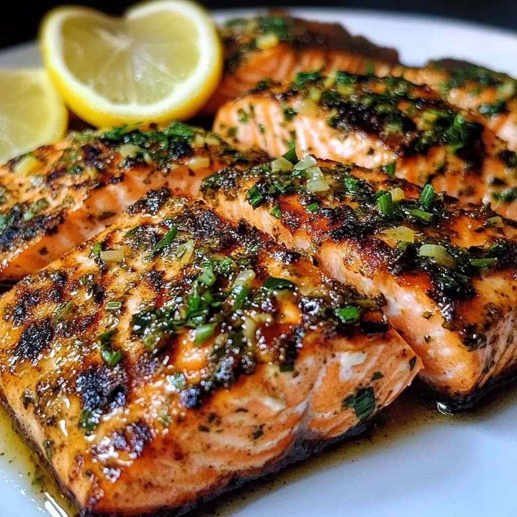 Zesty Grilled Lemon Herb Salmon