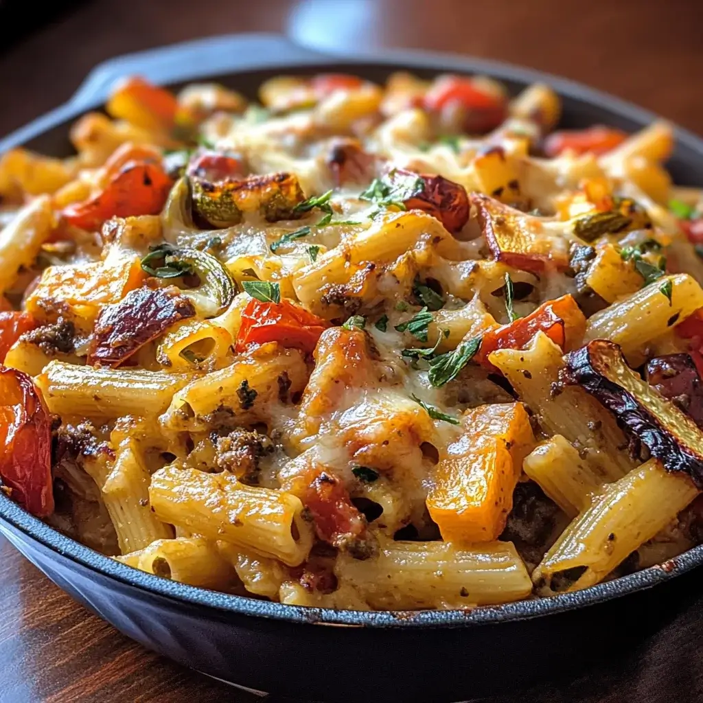 Baked Ziti with Roasted Vegetables