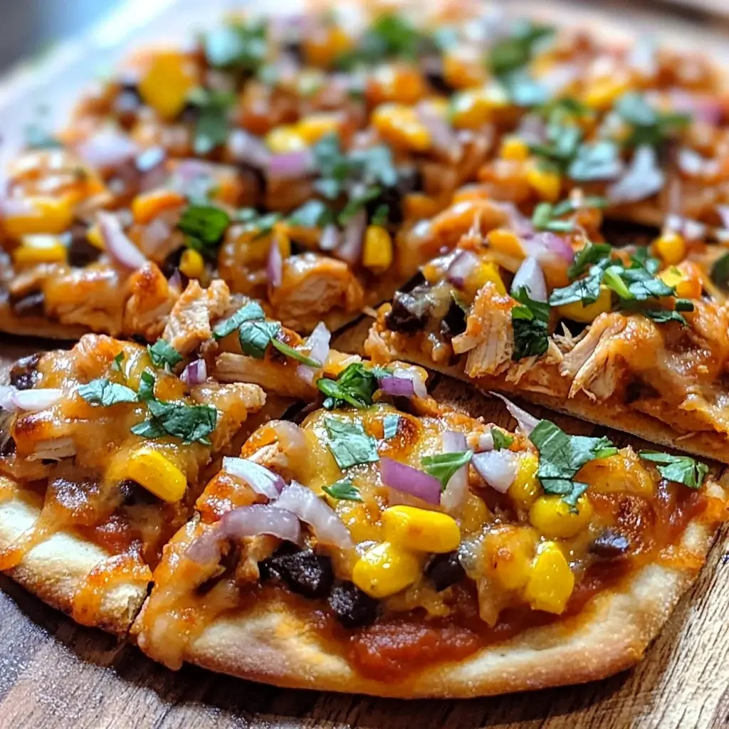 BBQ Chicken Flatbread Pizza