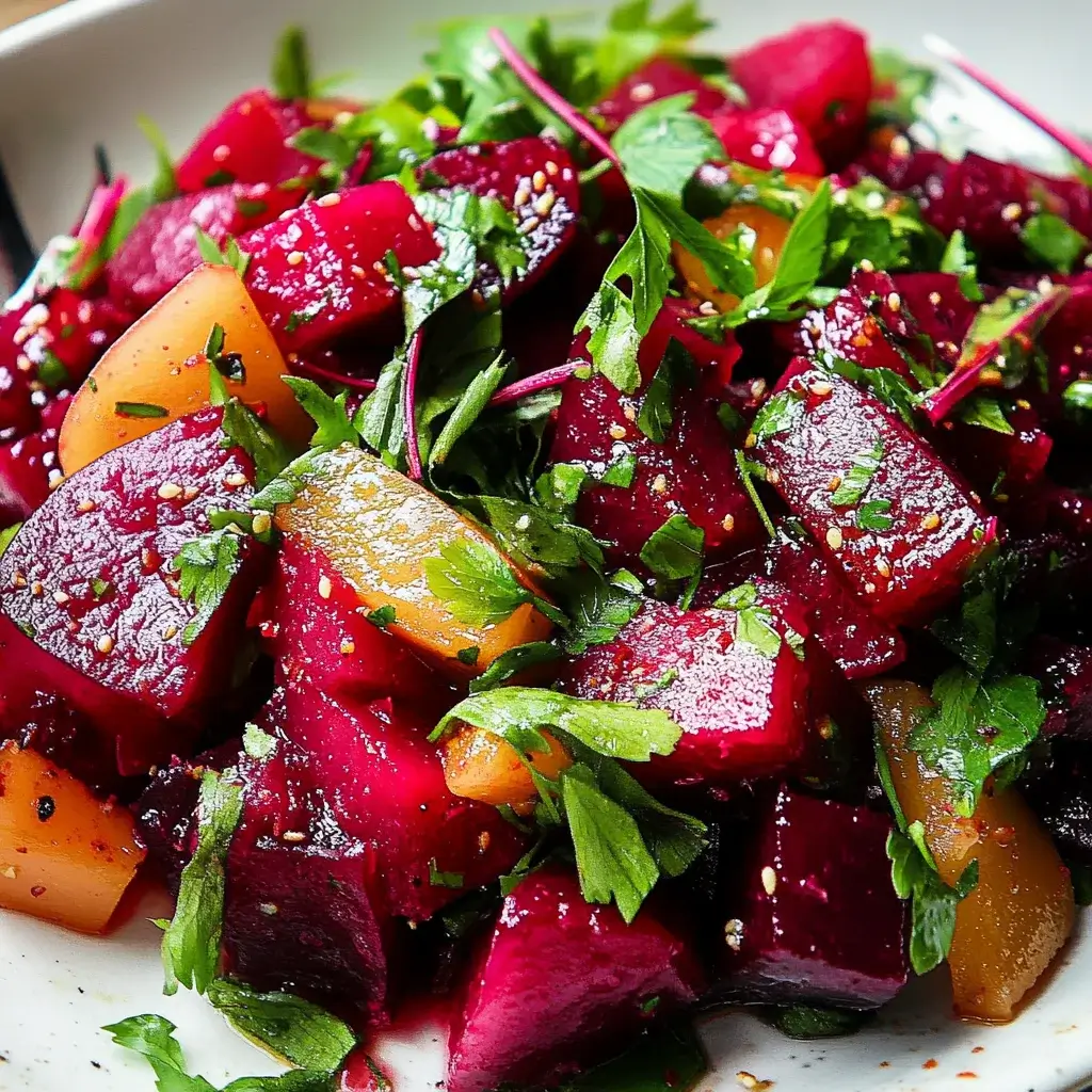 Beet Salad Vegetarian Plate