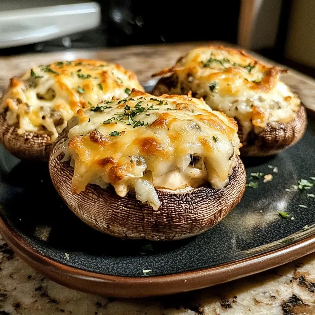 Cheese-Stuffed Mushrooms
