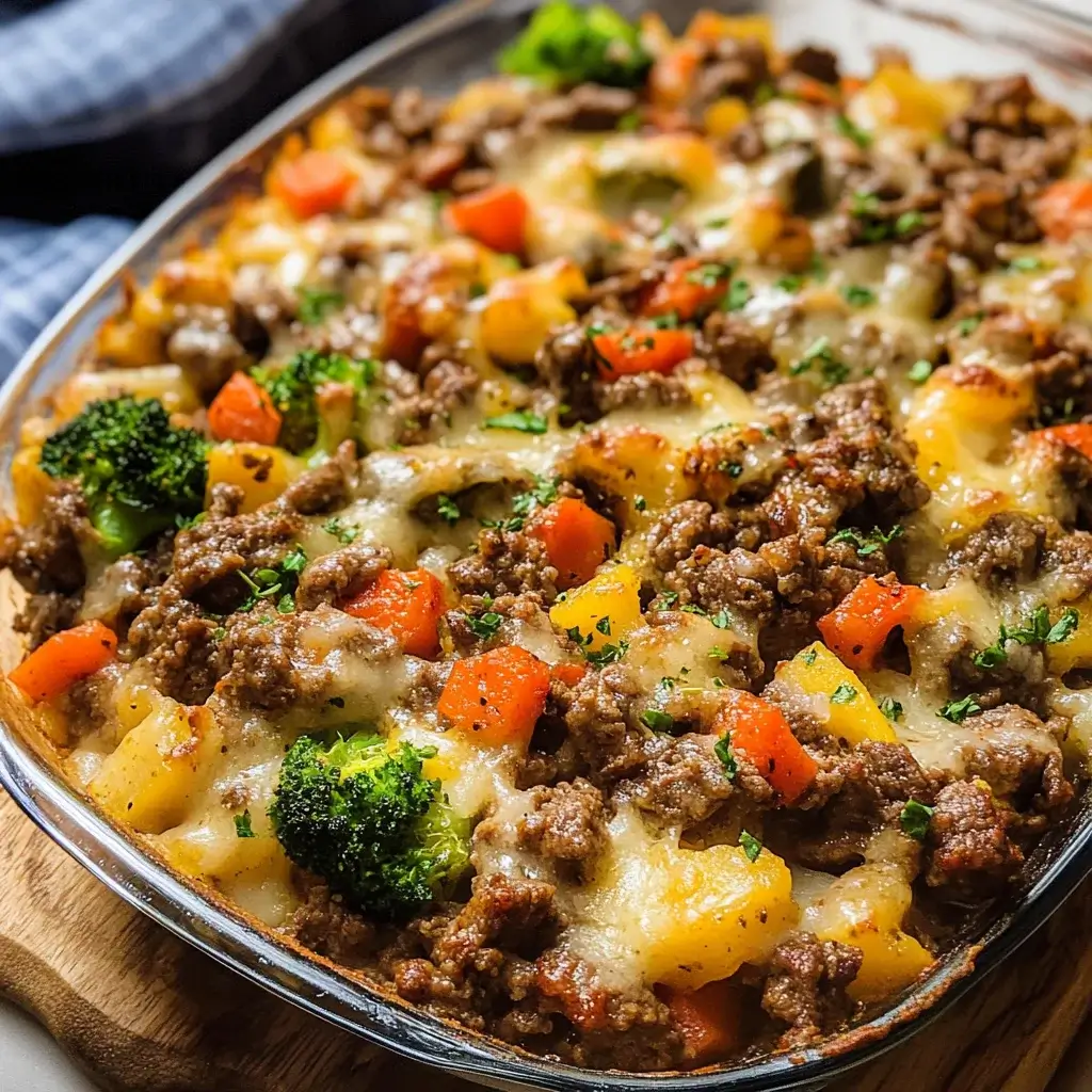 Creamy Beef & Veggie Casserole