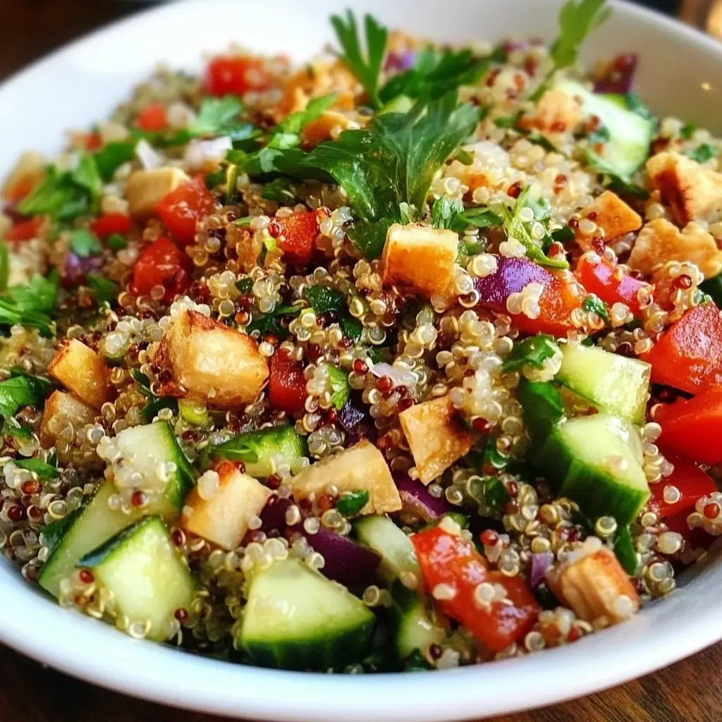 Fresh Vegetarian Quinoa Salad