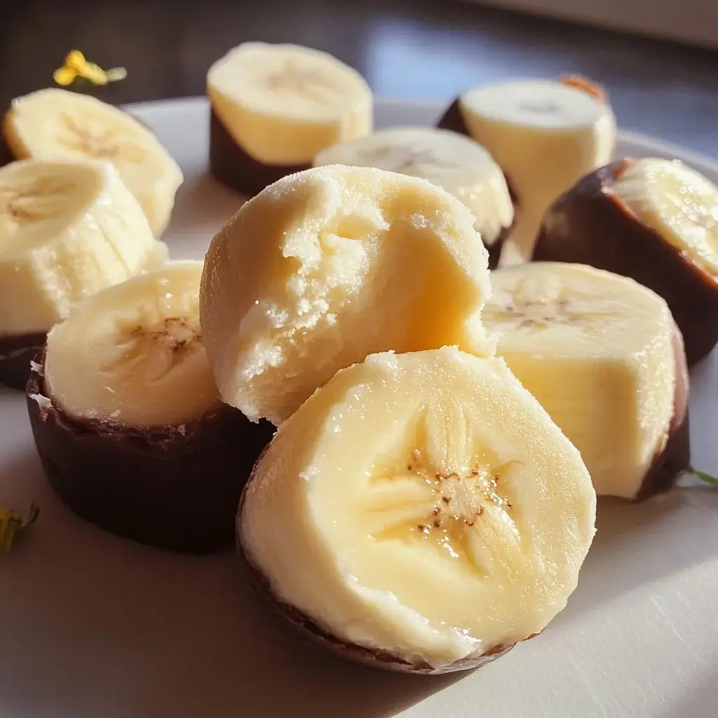 Frozen Banana Yogurt Bites