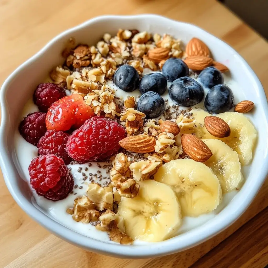 Fruit and Nut Yogurt Bowl