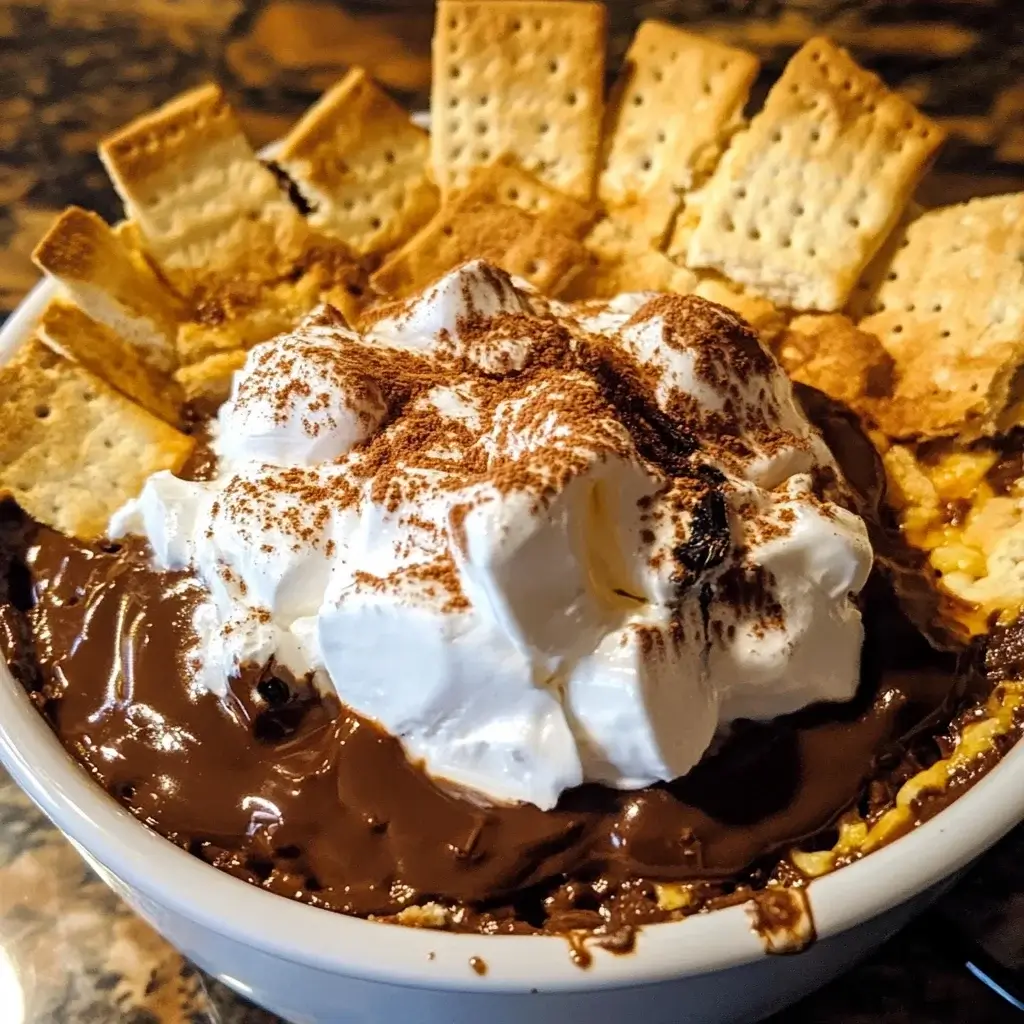 Microwave S’mores Dip