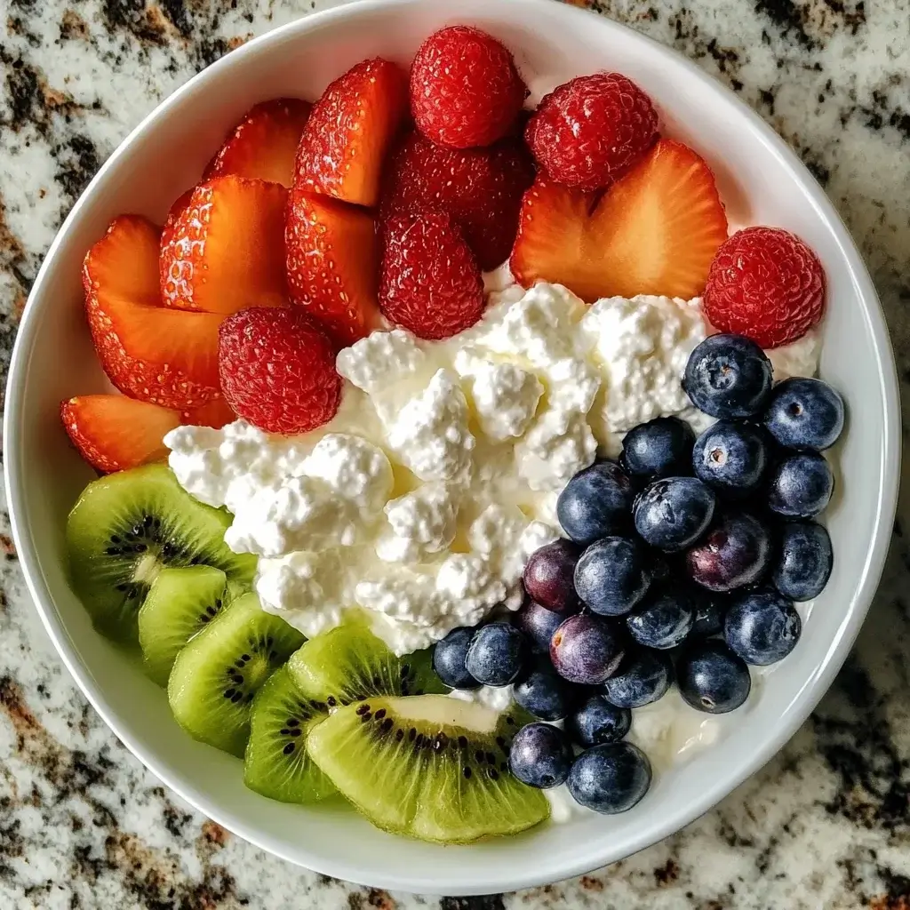 Quick Cottage Cheese Fruit Bowl