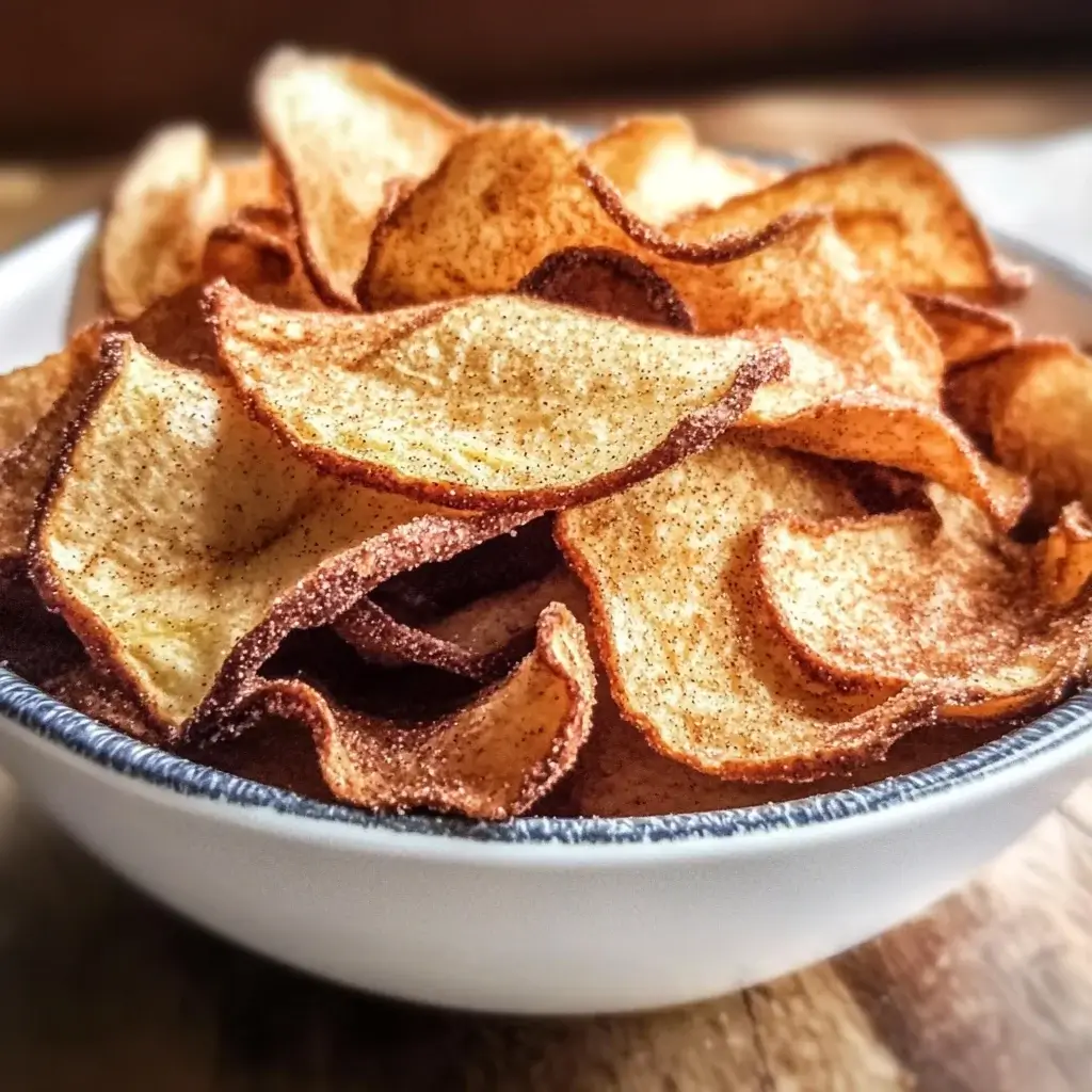Baked Cinnamon Sugar Apple Chips