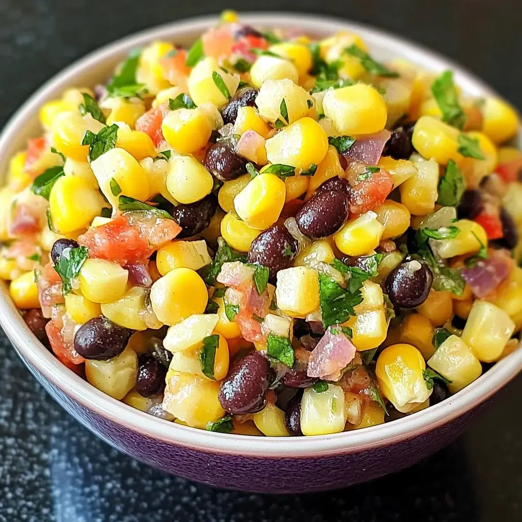Fresh Corn & Black Bean Salsa