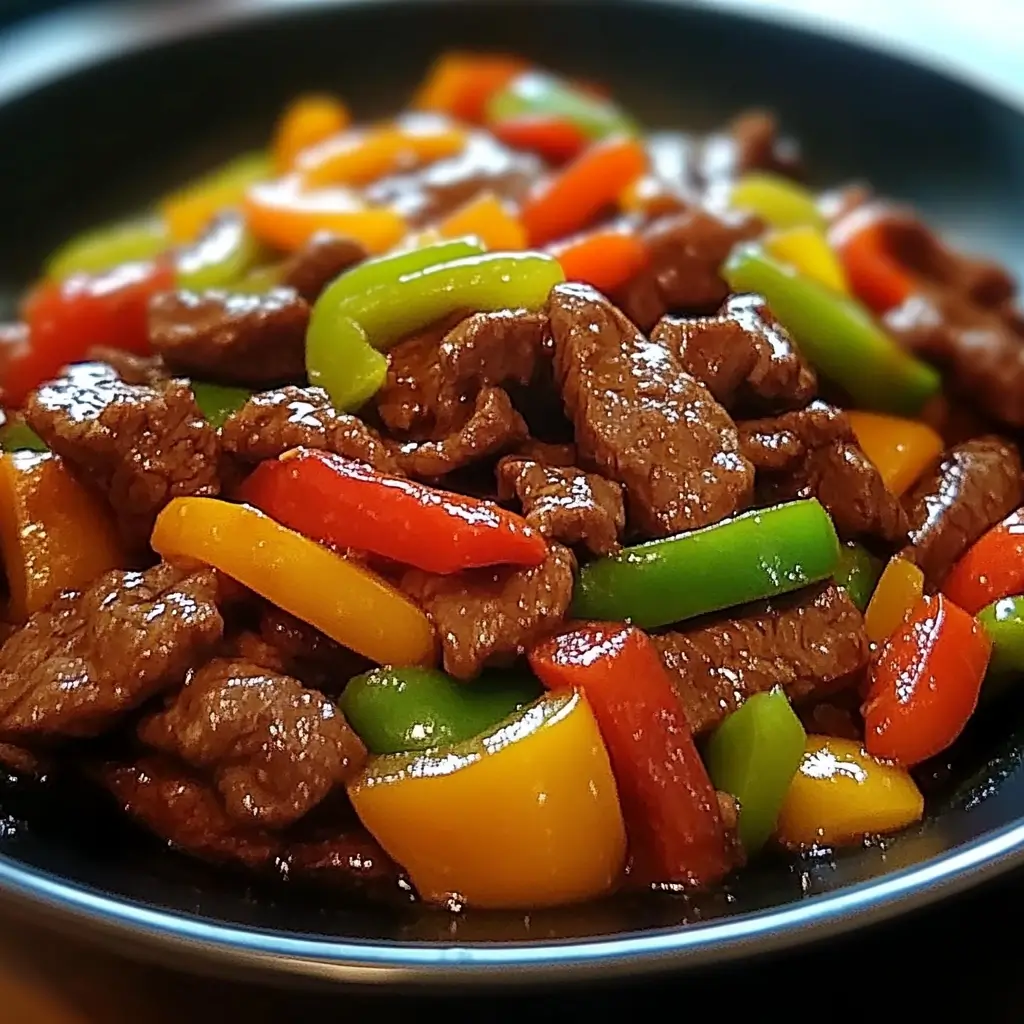 Beef Stir Fry with Bell Peppers