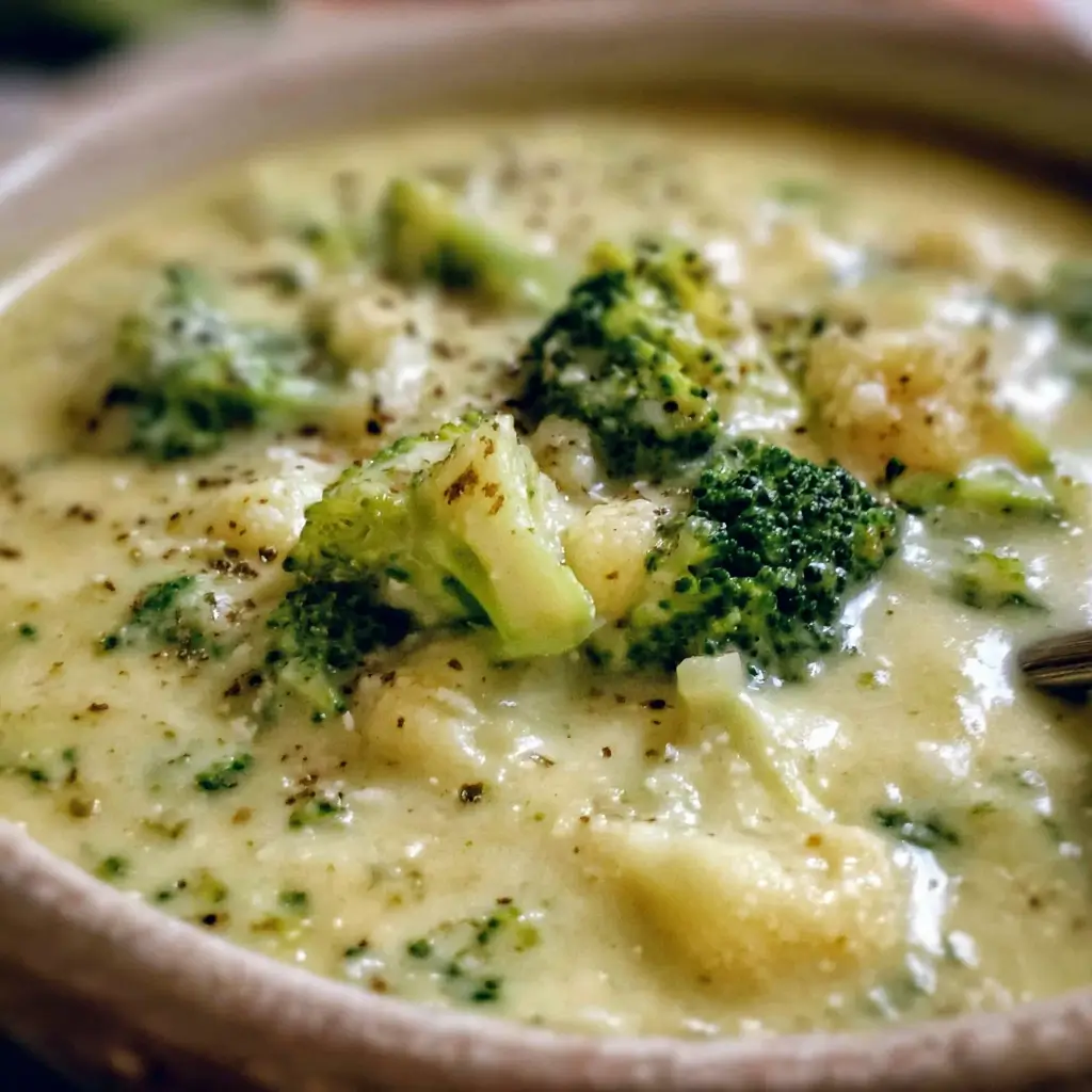 Creamy Broccoli Cauliflower Soup