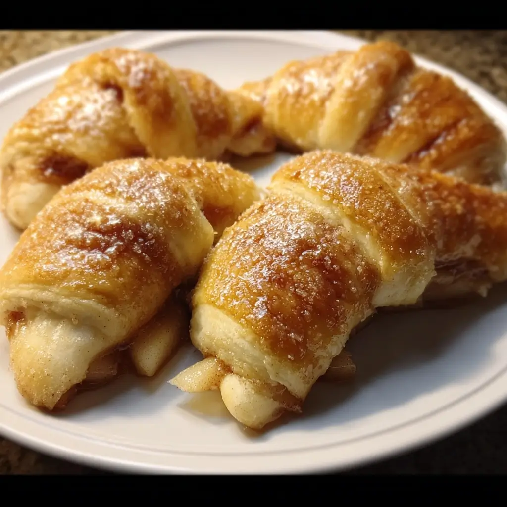 Fast Apple Pie Crescent Rolls
