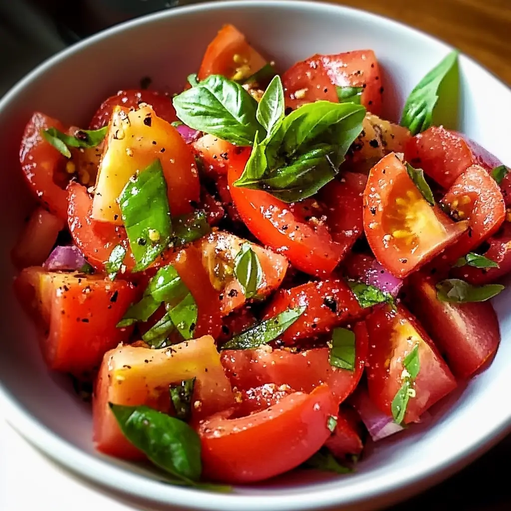 Fresh Tomato Basil Salad