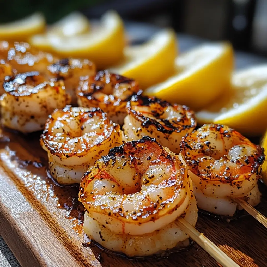 Lemon Pepper Grilled Shrimp