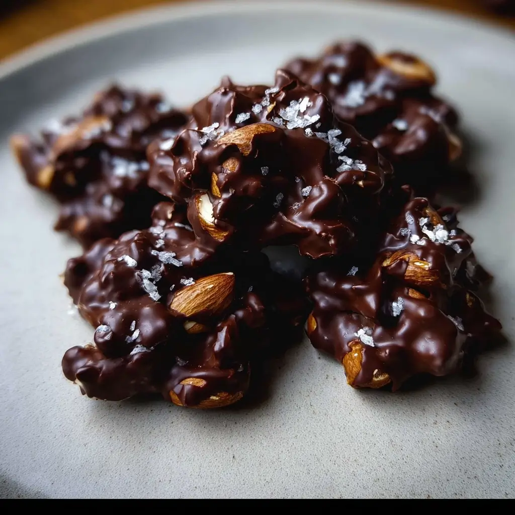 No-Bake Chocolate Almond Clusters