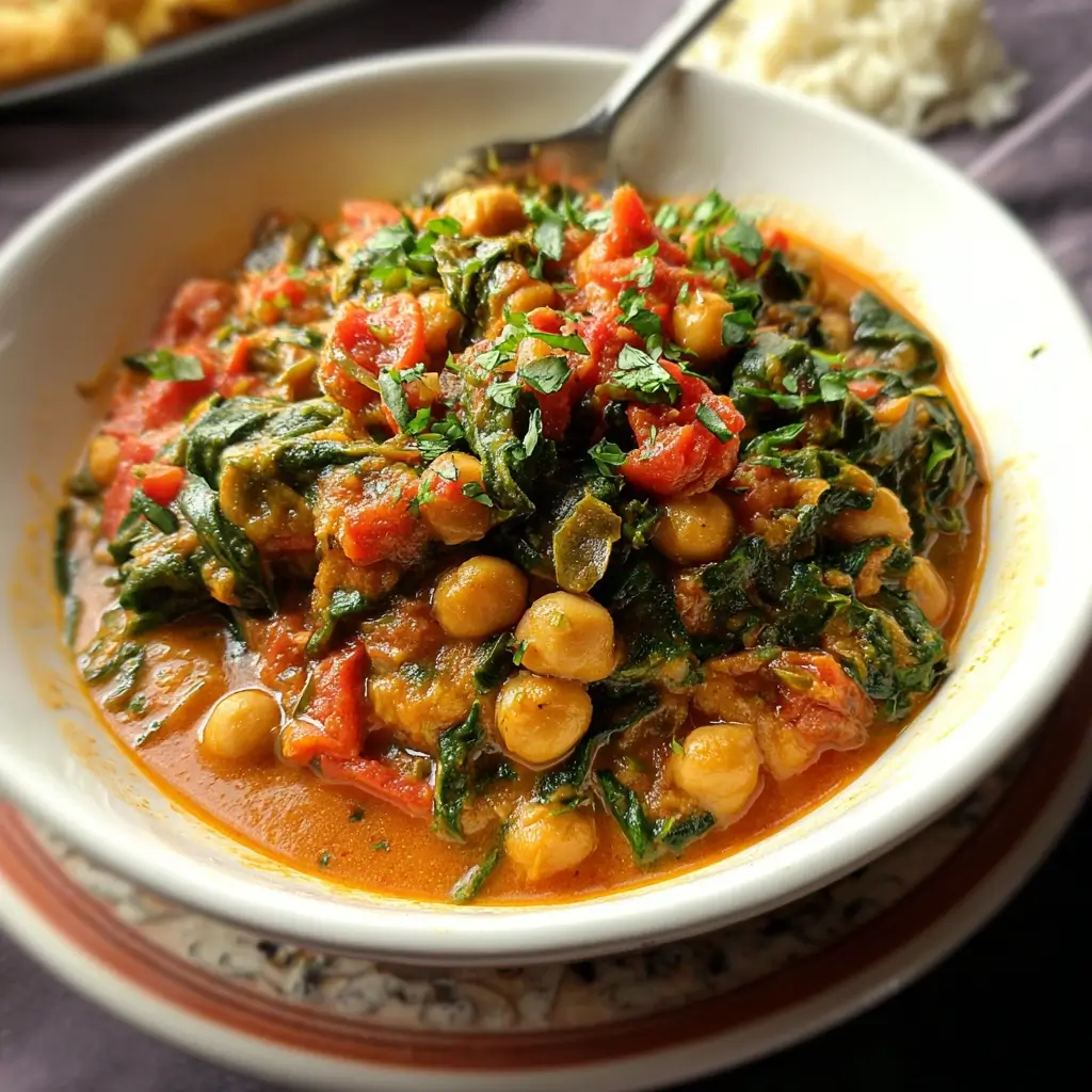 Spinach and Chickpea Curry