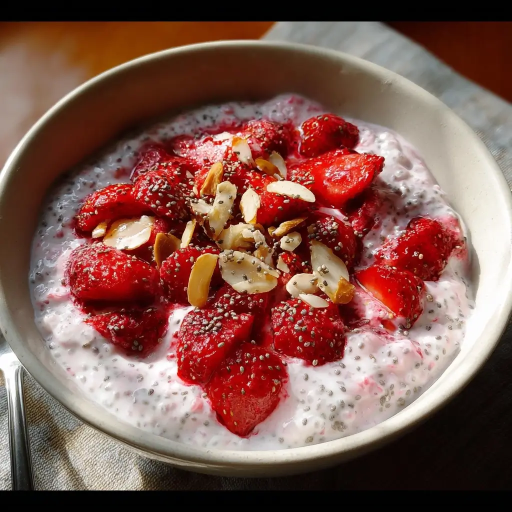 Strawberry and Yogurt Chia Bowl