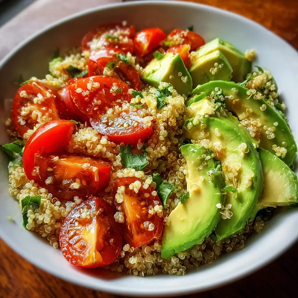 Avocado and Tomato Quinoa Bowl