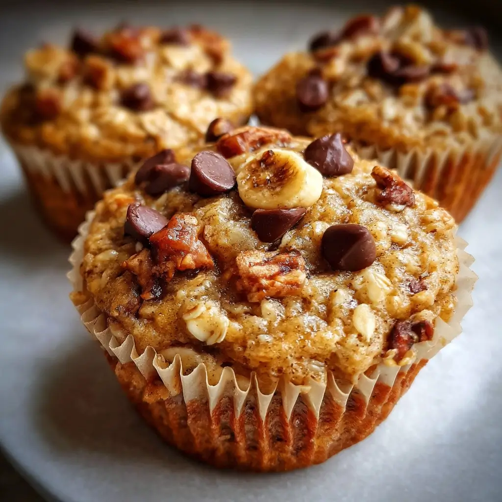 Banana Oat Blender Muffins