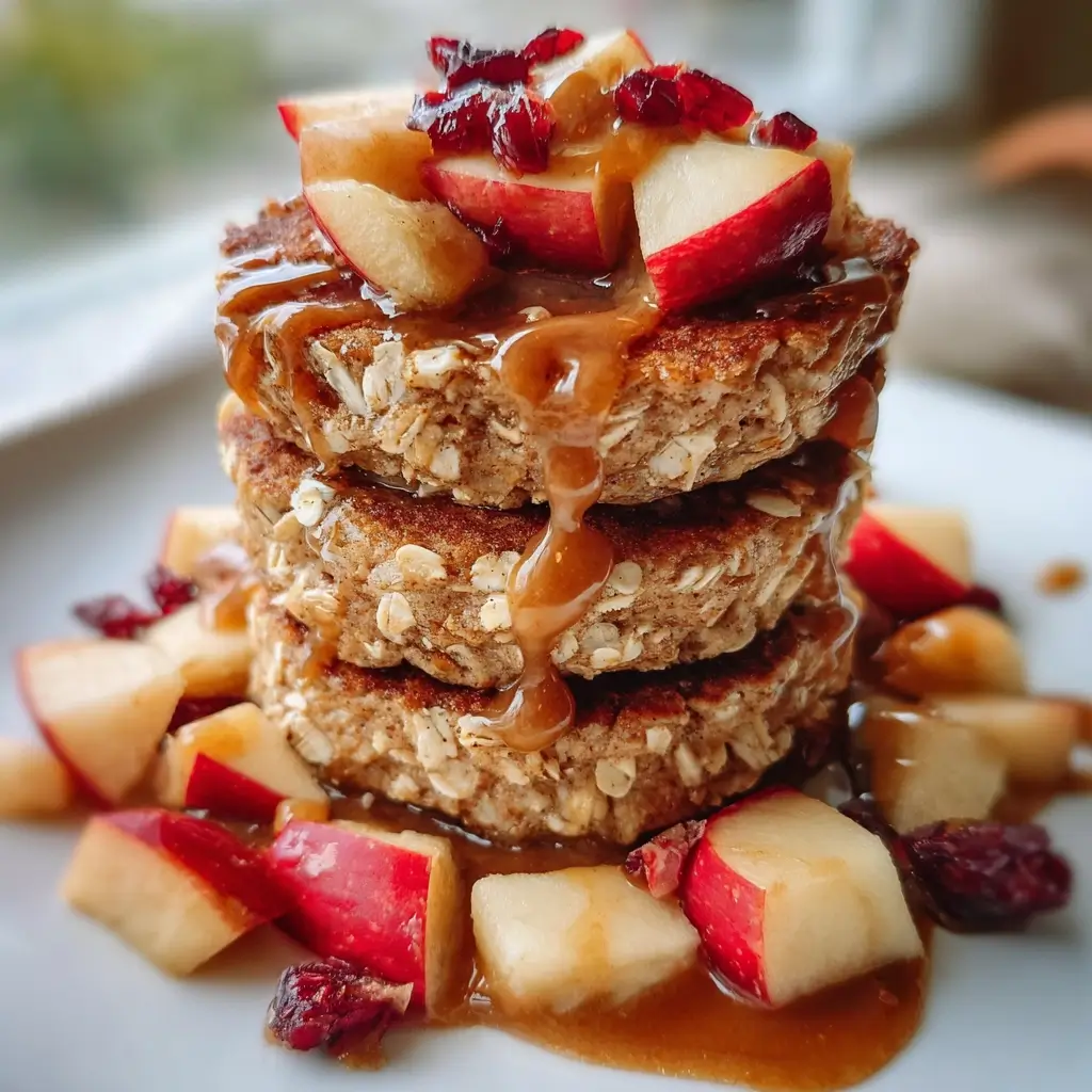 Healthy Oatmeal Apple Stacks Recipe