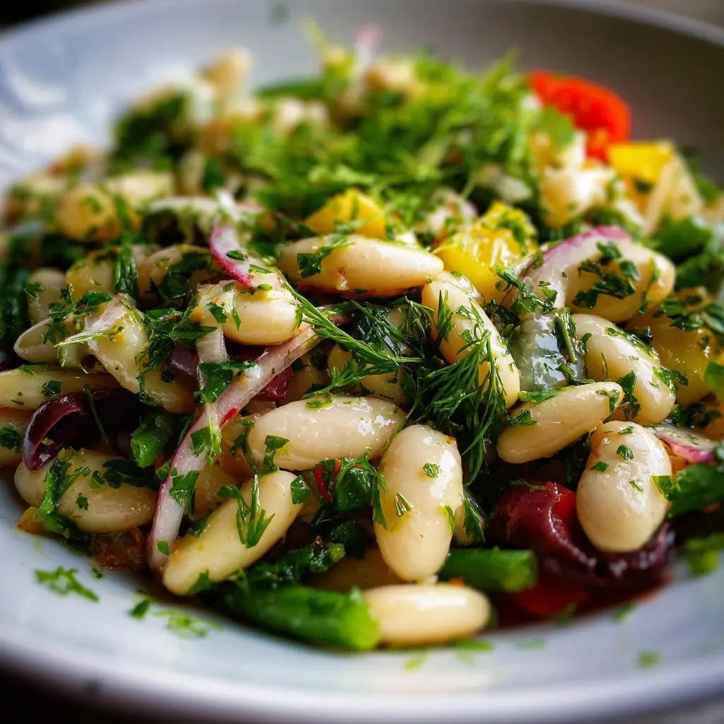 Herbed White Bean and Olive Salad