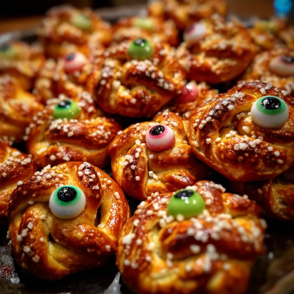 Monster Eye Pretzel Bites Recipe