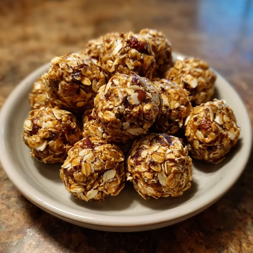 No-Bake Nutty Granola Balls