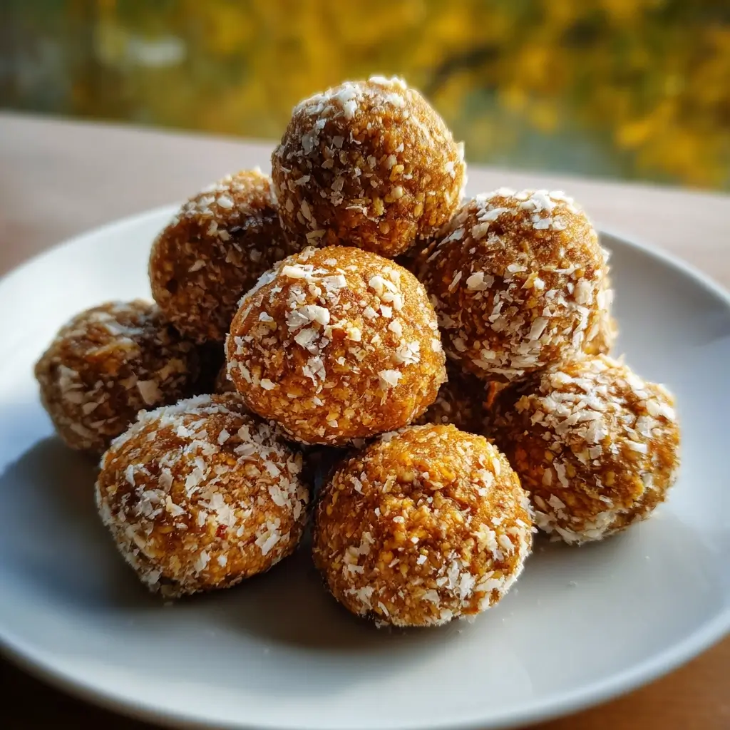 Quick Pumpkin Spice Energy Balls