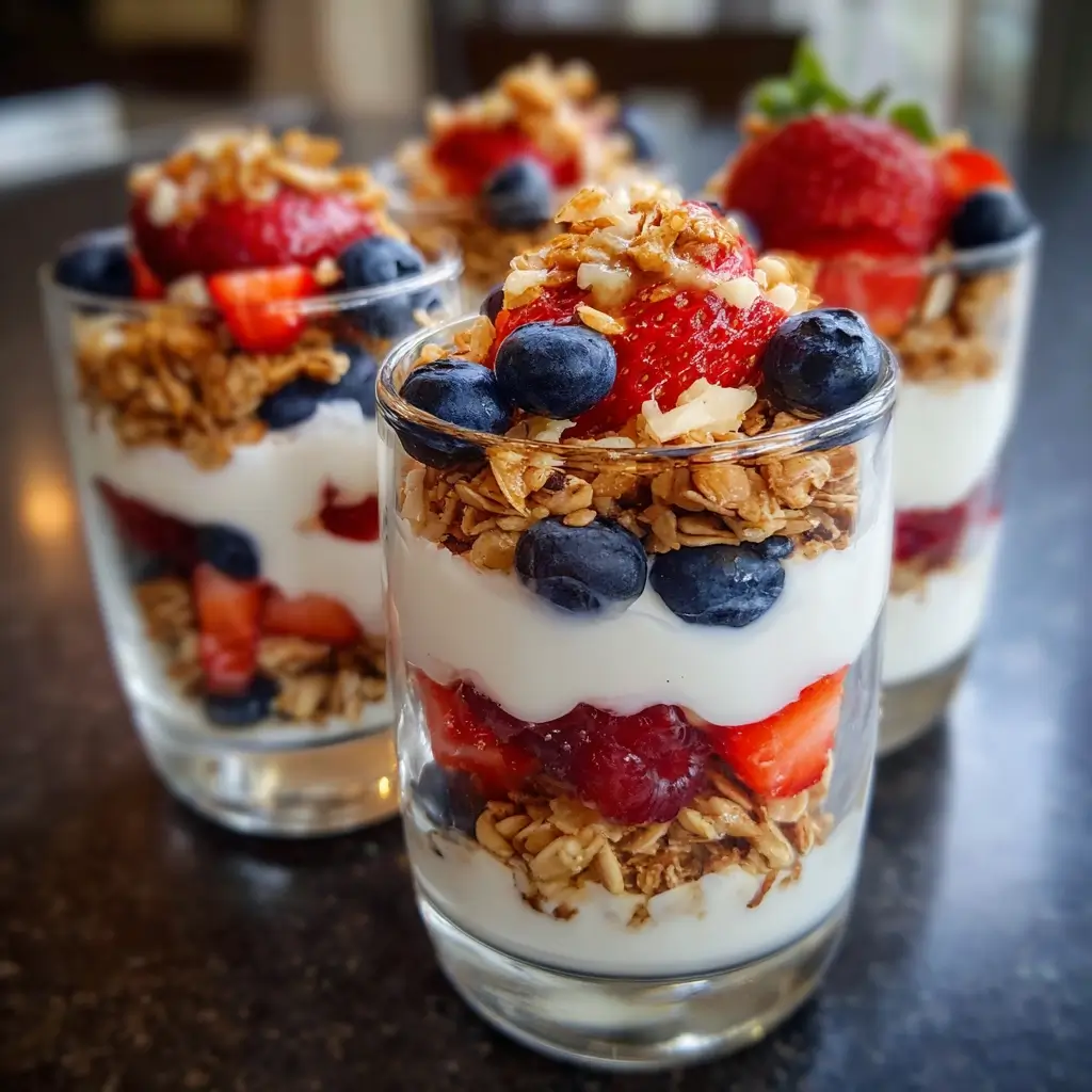 Yogurt and Granola Parfaits Recipe