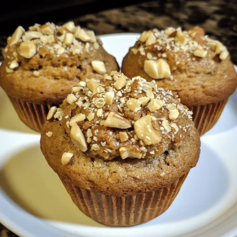 Banana Nut Protein Muffins