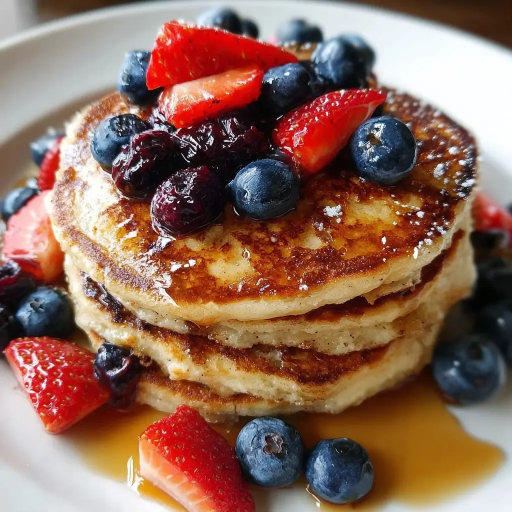 Berry Protein Pancakes Recipe