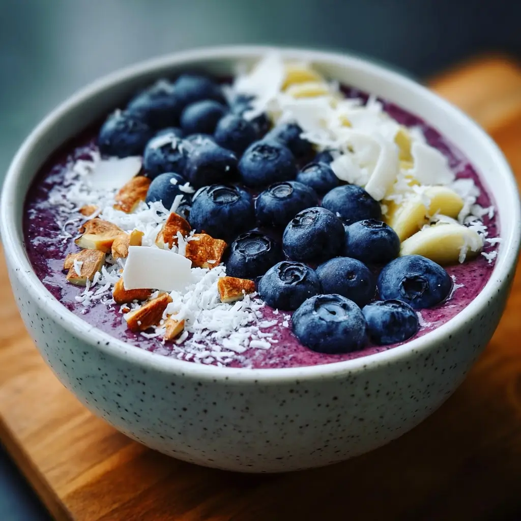 Blueberry Coconut Smoothie Bowl