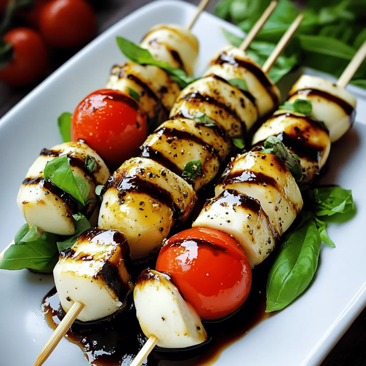 Easy Caprese Skewers with Balsamic Glaze That Wow Every Time