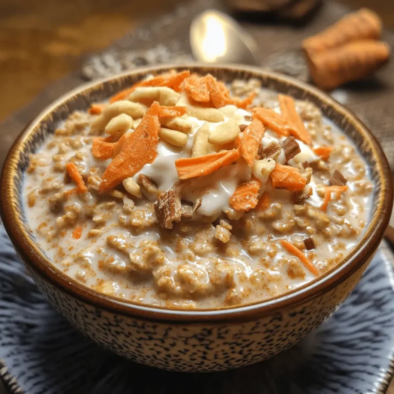 Carrot Cake Overnight Oats