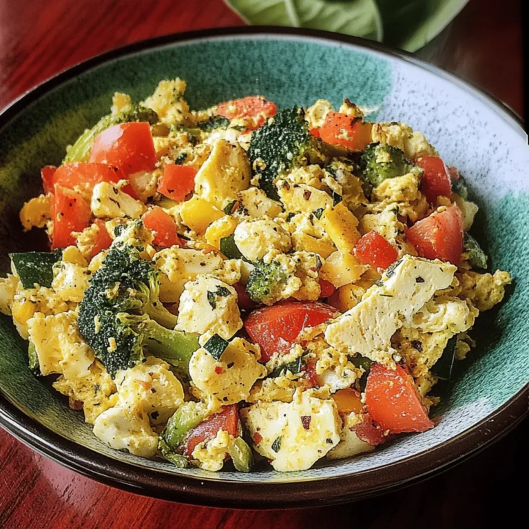 Egg White and Veggie Scramble