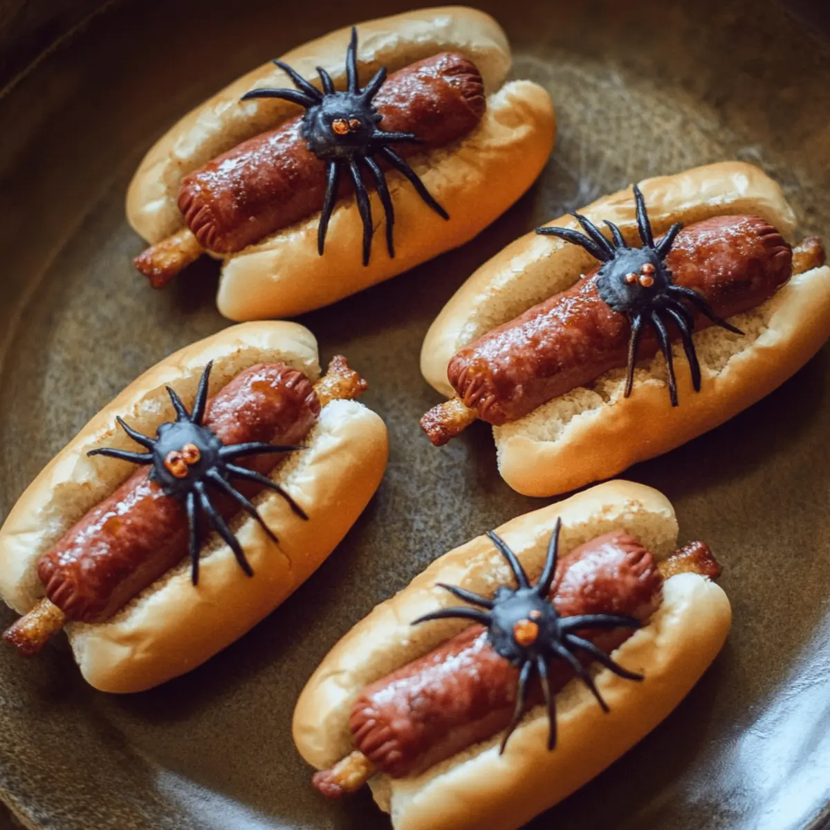 Easy Halloween Hot Dog Spiders That Will Wow Your Party Guests