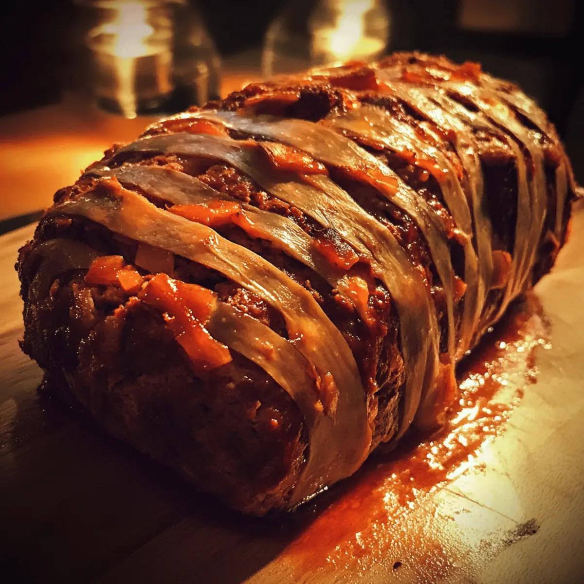 Easy Haunted Mummy Meatloaf Recipe That’s Perfect for Spooky Dinners