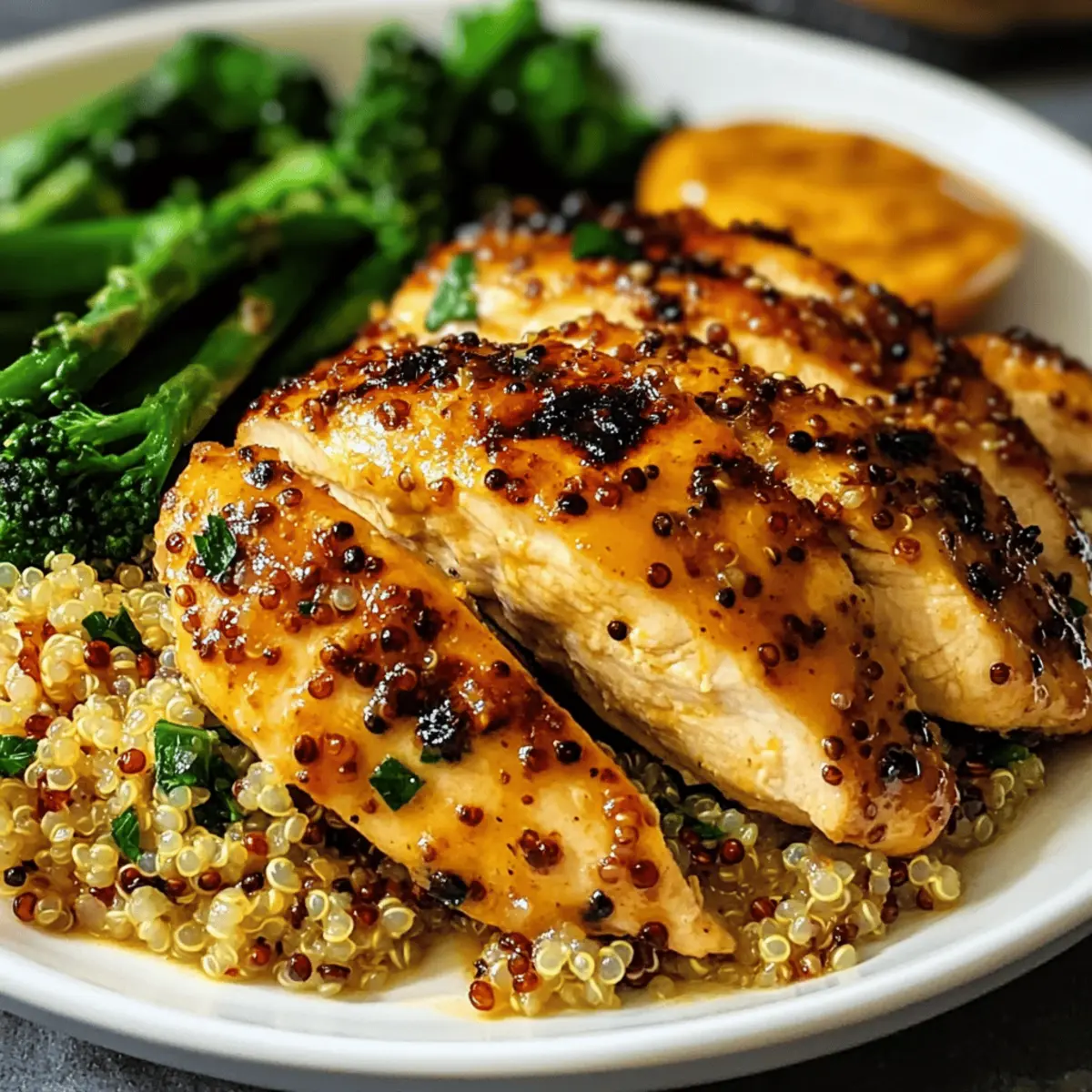 Honey Mustard Chicken with Quinoa