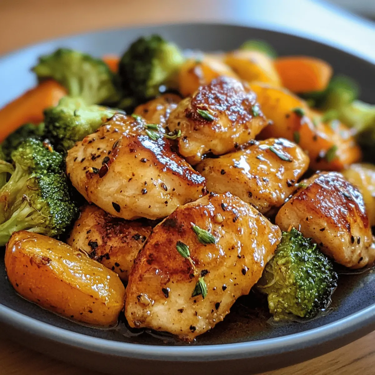 Honey Mustard Chicken with Veggies