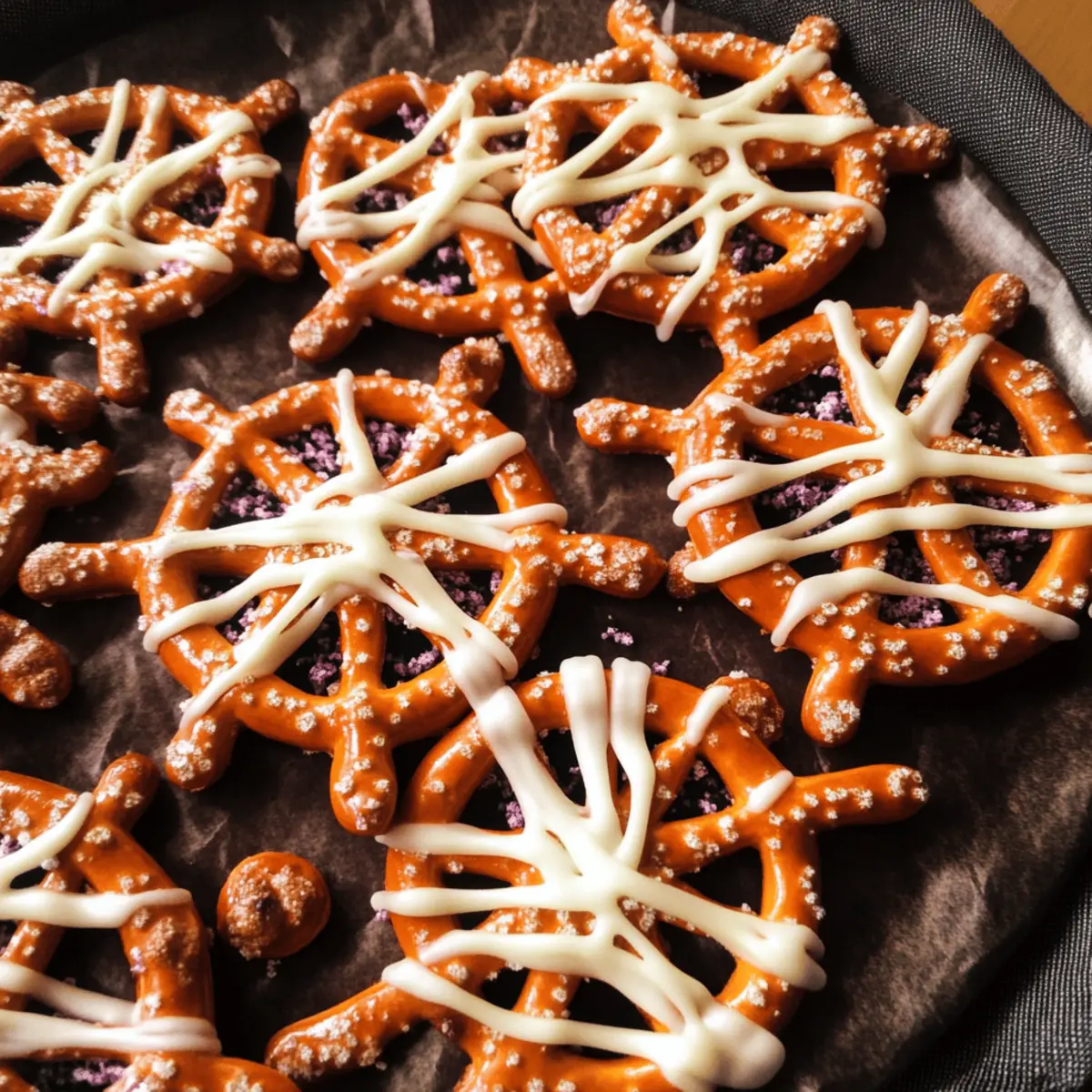 Easy Spider Web Pretzel Snacks That Impress Every Party Guest