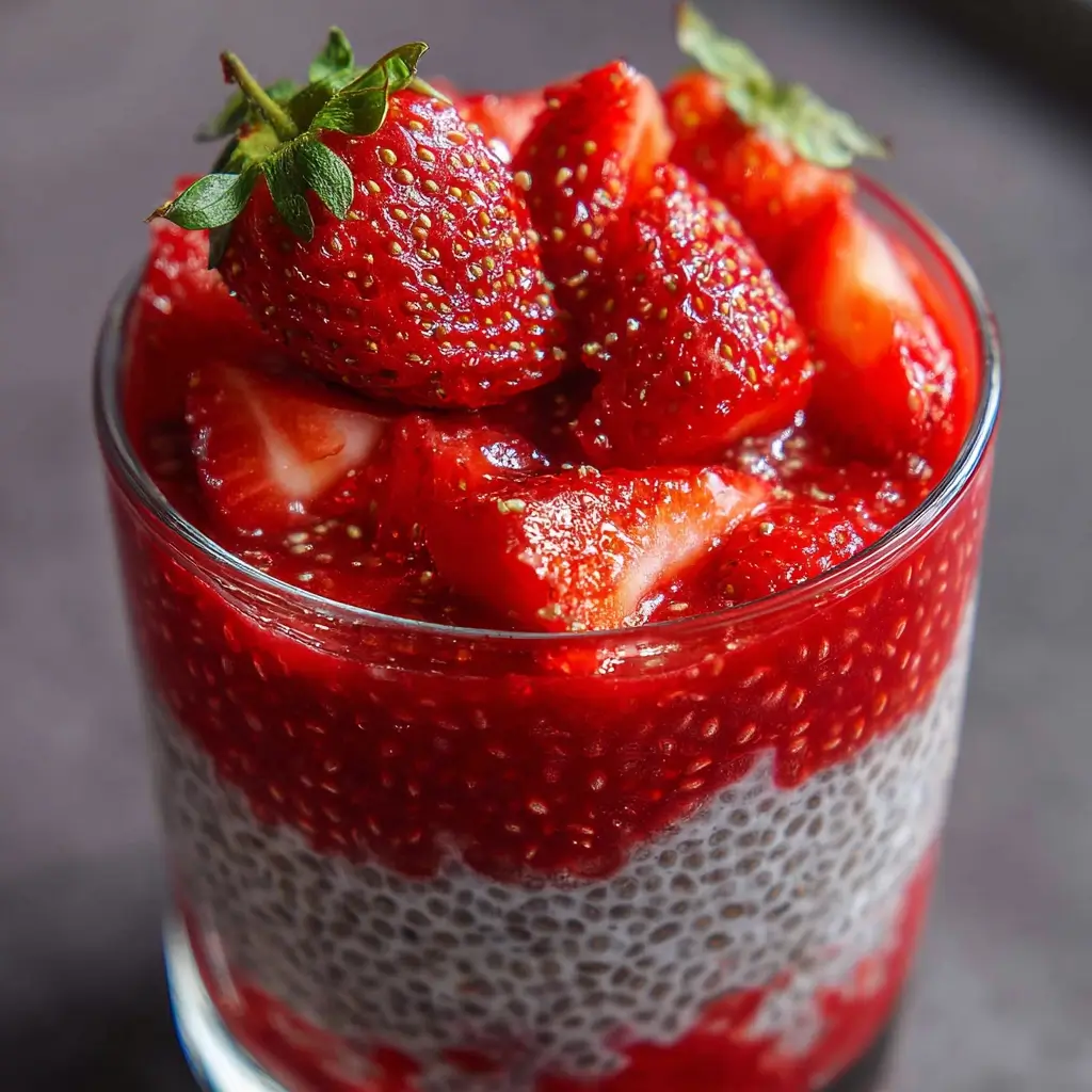 Strawberry Chia Pudding Recipe