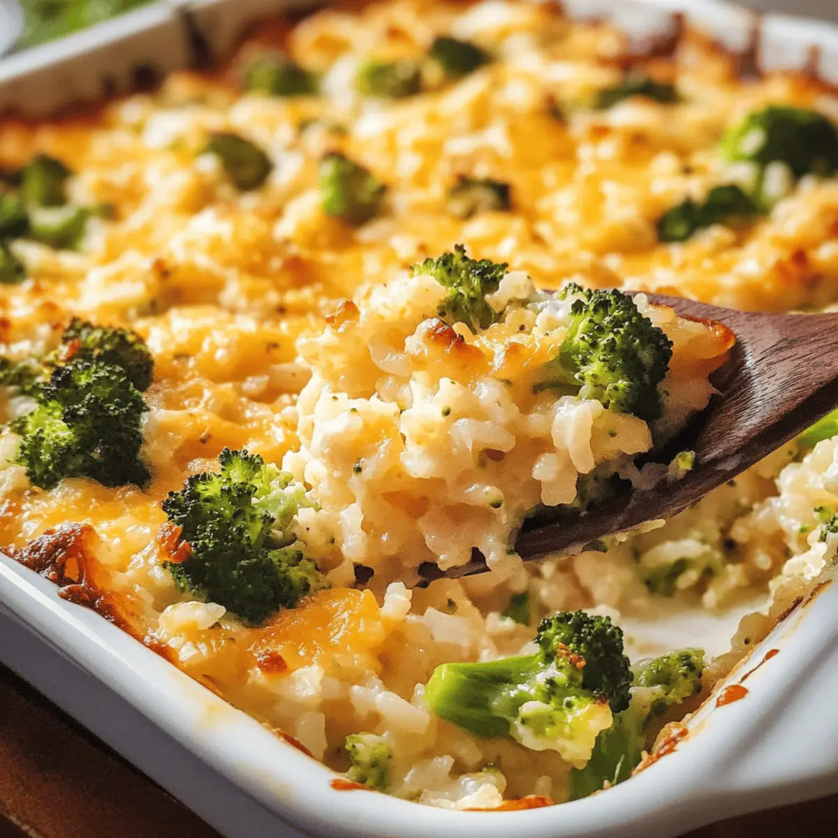 Easy Irresistible Cheesy Broccoli Rice Bake