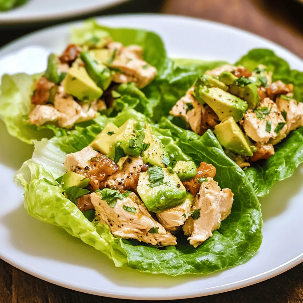 Easy Chicken Avocado Lettuce Wraps That Boost Fresh Flavor
