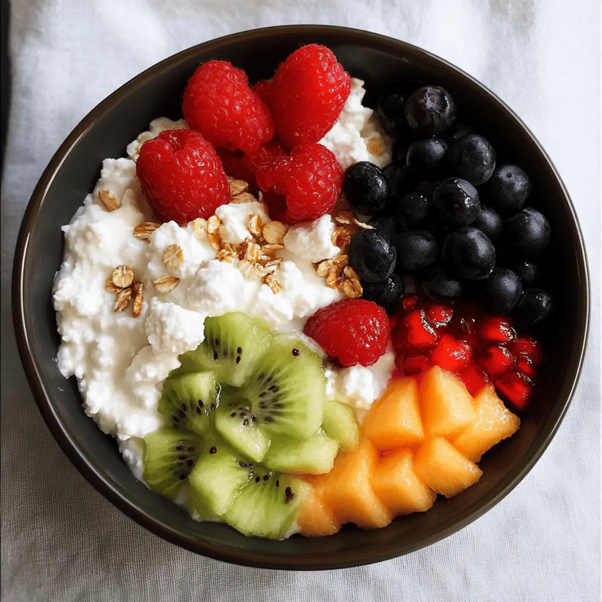 Easy Cottage Cheese Fruit Bowl Recipe for a Refreshing Boost