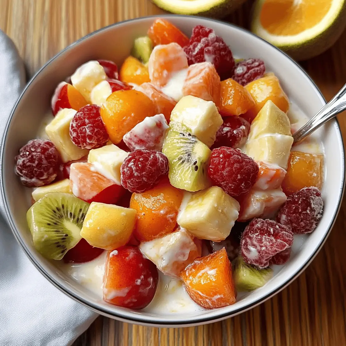 Easy Fresh Fruit Salad with Yogurt That’ll Brighten Your Day