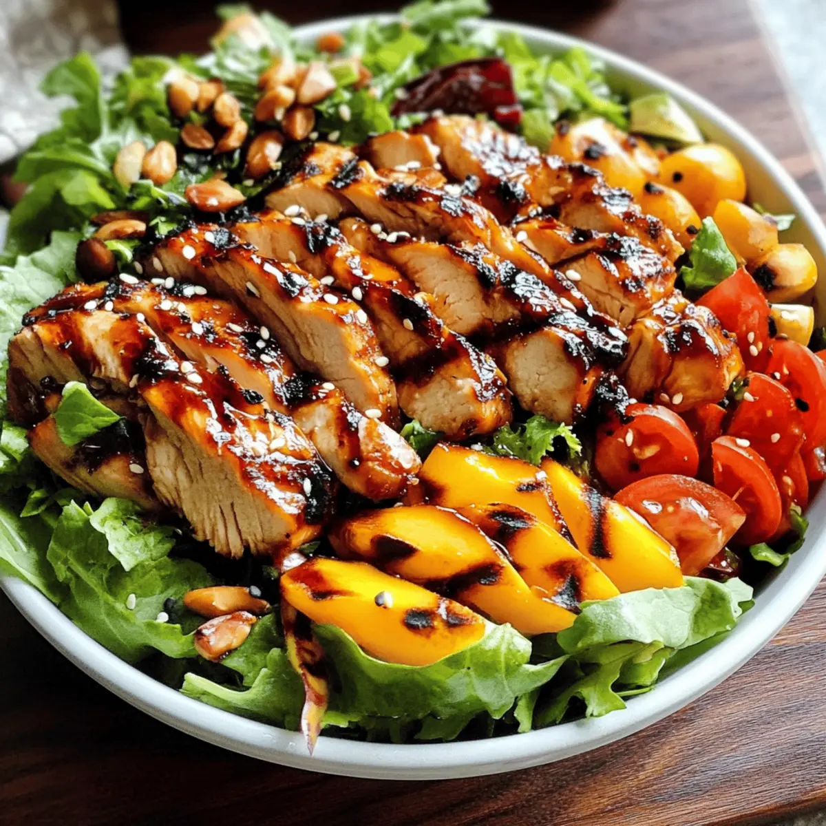 Juicy Grilled Teriyaki Chicken Salad You’ll Crave Tonight